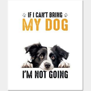 Not Going Border Collie Posters and Art